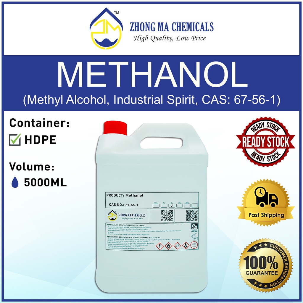 METHANOL (METHYL ALCOHOL) Zhong Ma Chemicals